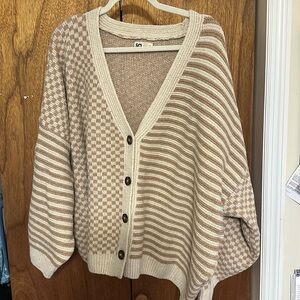 Tan cardigan sz 2X